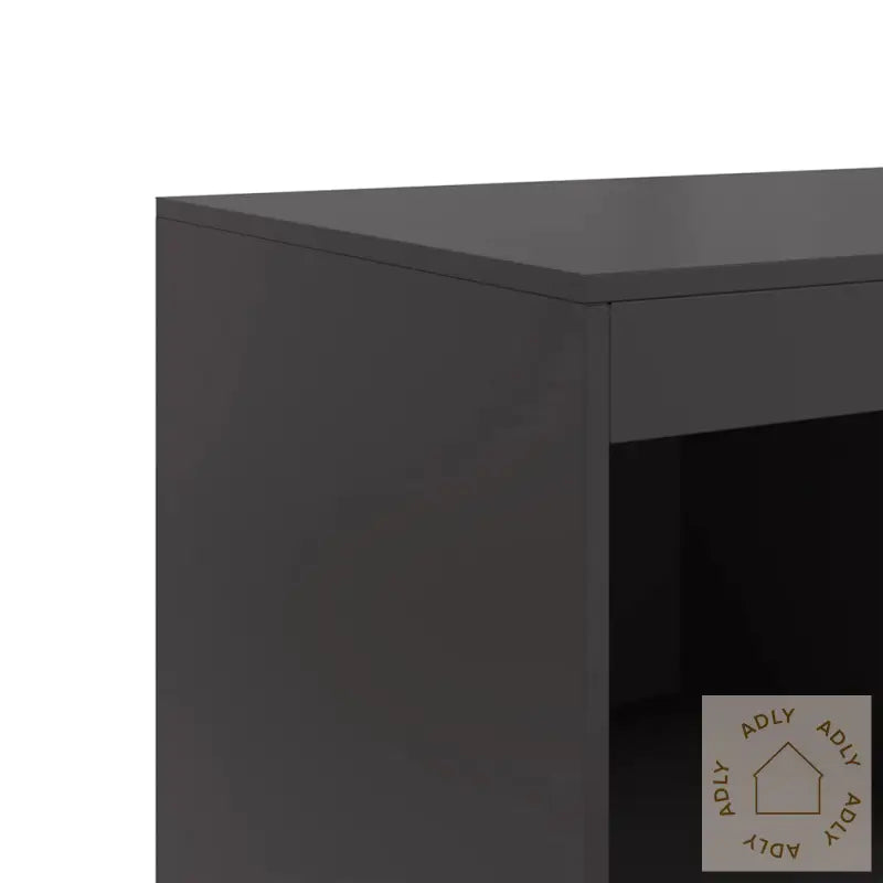 Highboard Svart 67X39X95 Cm Stål