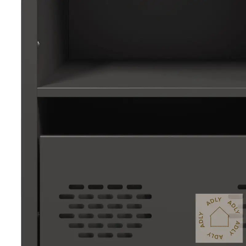 Highboard Svart 68X39X103,5 Cm Stål