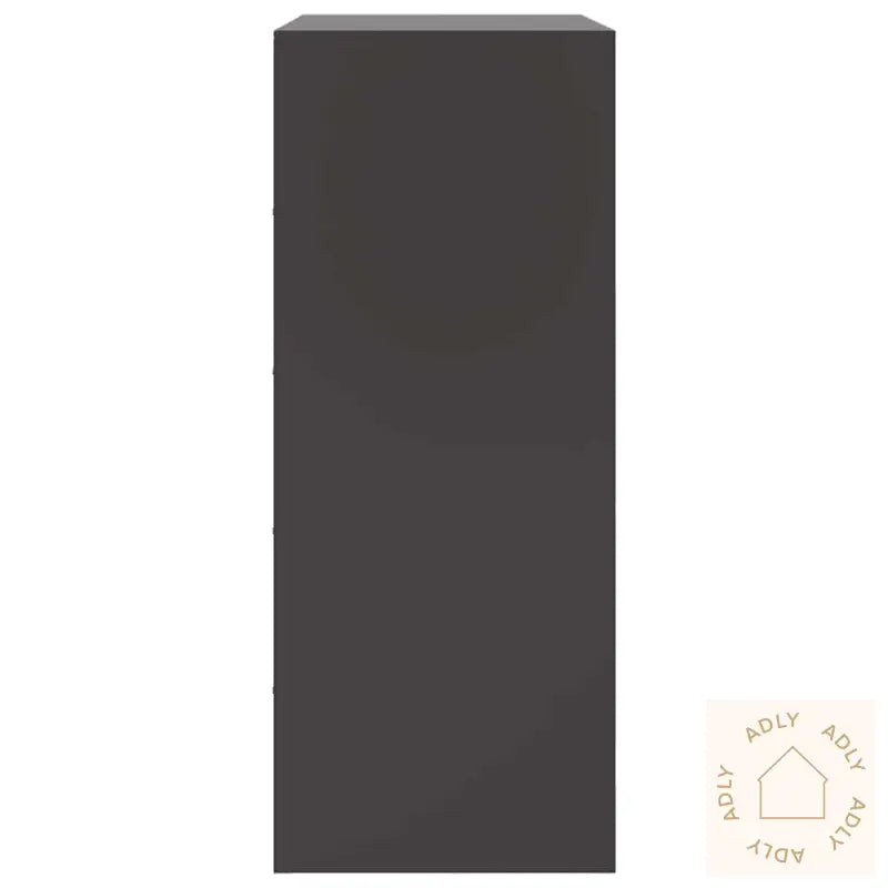 Highboard Svart 67X39X95 Cm Stål