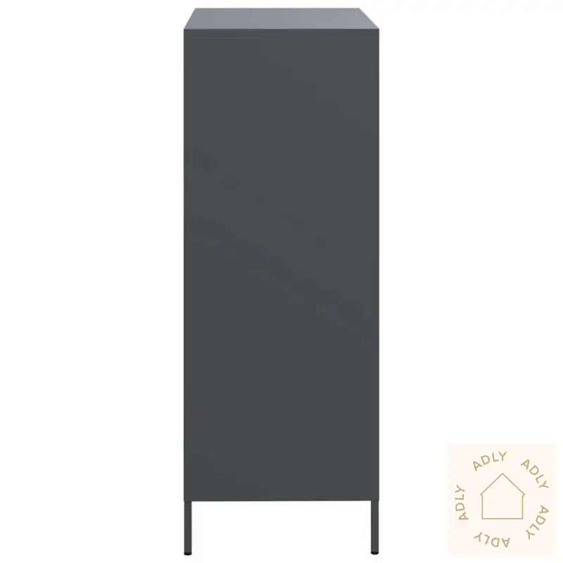 Highboard Antrasitt 68X39X101,5 Cm Stål