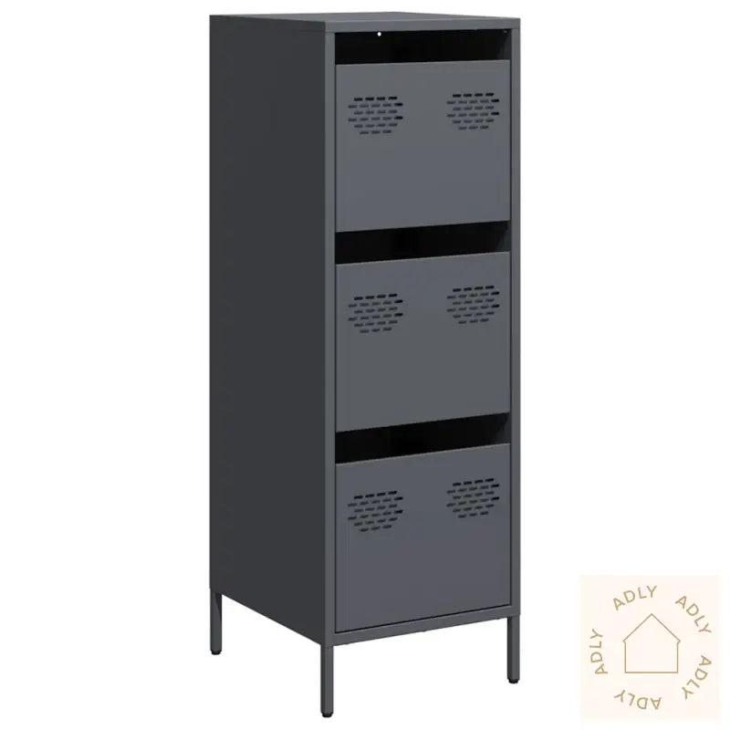 Highboard Antrasitt 39X35X103,5 Cm Stål