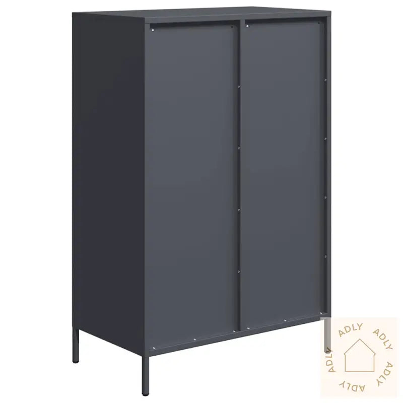 Highboard Antrasitt 68X39X101,5 Cm Stål