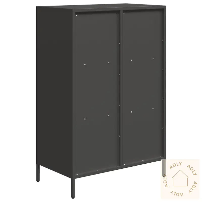 Highboard Svart 68X39X103,5 Cm Stål