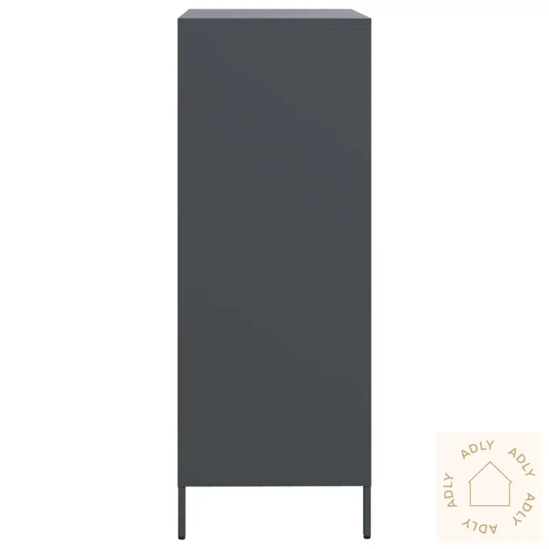 Highboard Antrasitt 68X39X103,5 Cm Stål