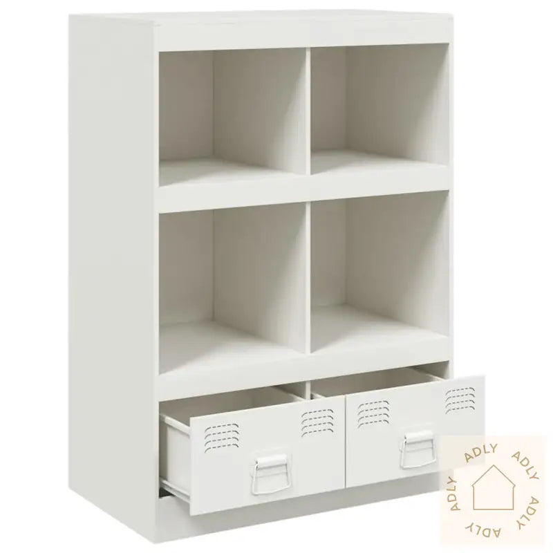Highboard Hvit 67X39X95 Cm Stål