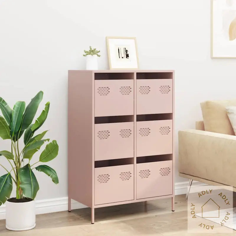 Highboard Rosa 68X39X101,5 Cm Stål