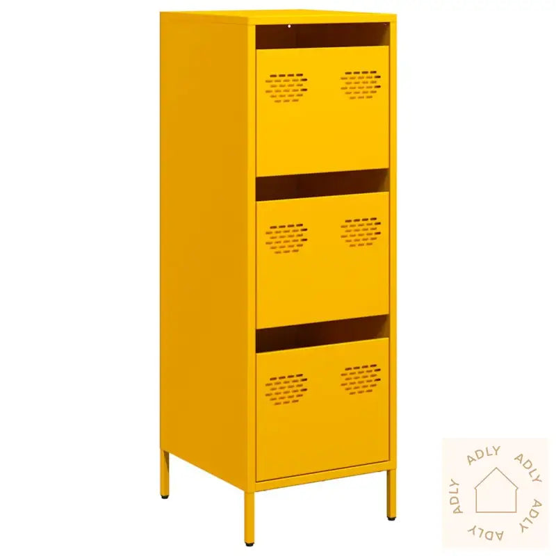 Highboard Sennepsgul 39X35X103,5 Cm Stål