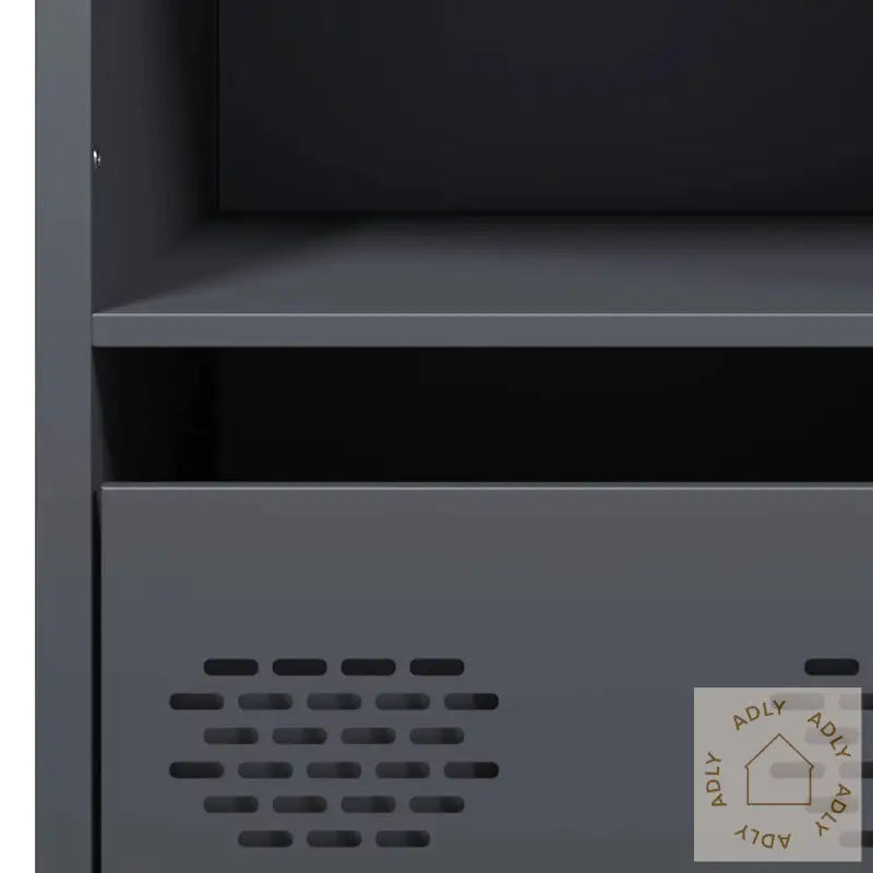 Highboard Antrasitt 68X39X103,5 Cm Stål