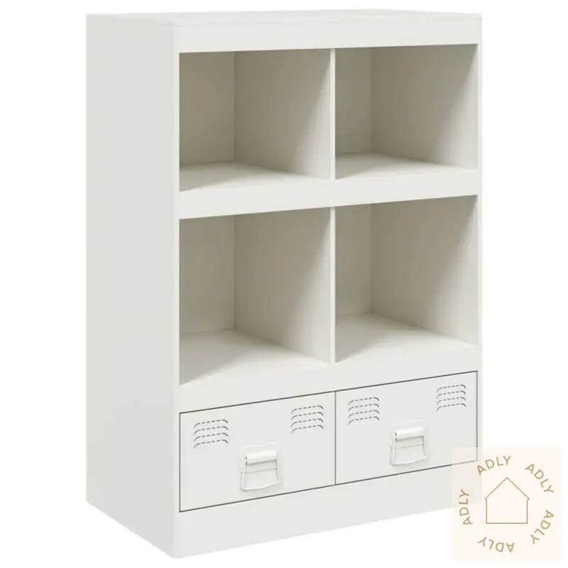 Highboard Hvit 67X39X95 Cm Stål