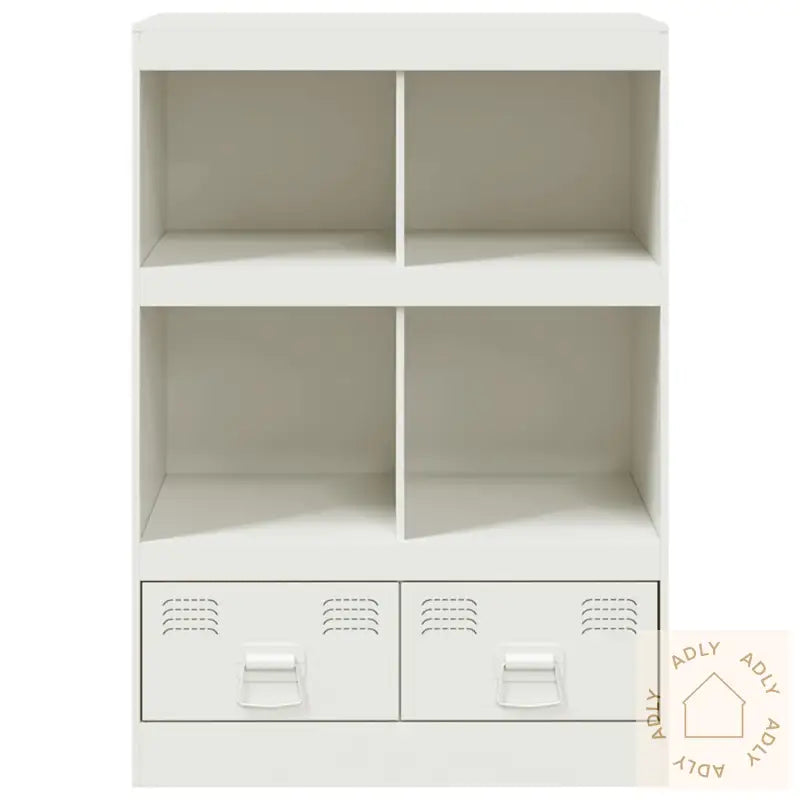 Highboard Hvit 67X39X95 Cm Stål
