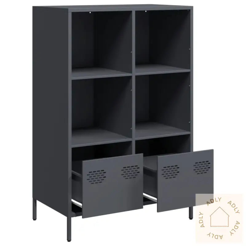 Highboard Antrasitt 68X39X103,5 Cm Stål