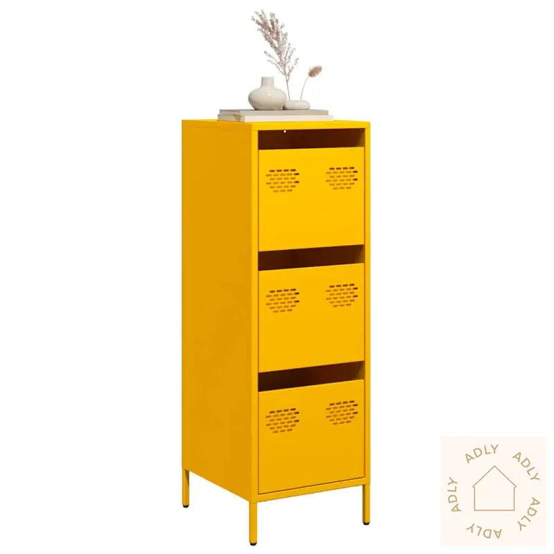 Highboard Sennepsgul 39X35X103,5 Cm Stål