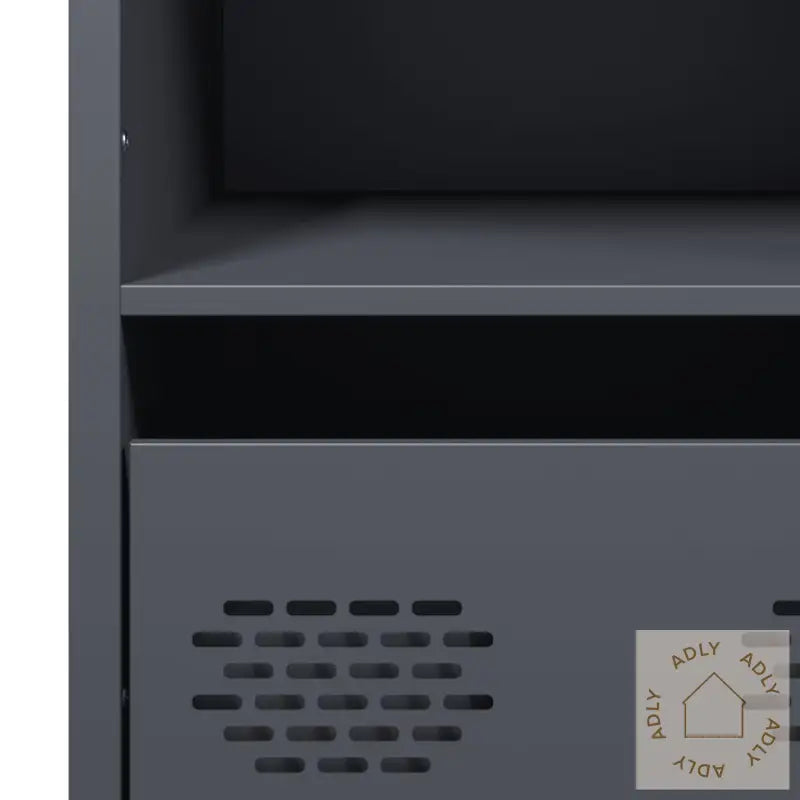 Highboard Antrasitt 68X39X103,5 Cm Stål