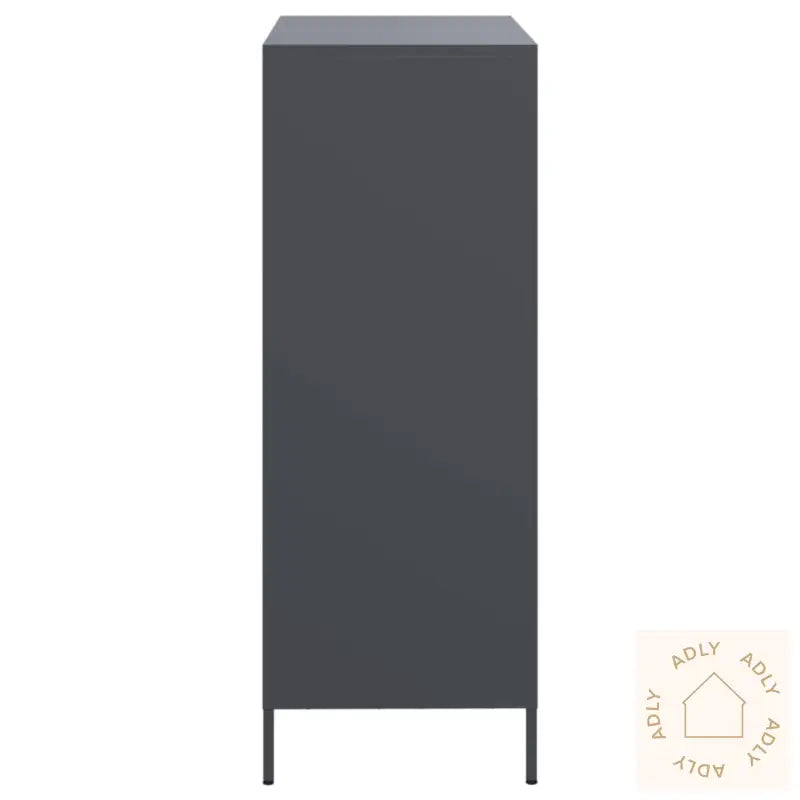 Highboard Antrasitt 68X39X103,5 Cm Stål