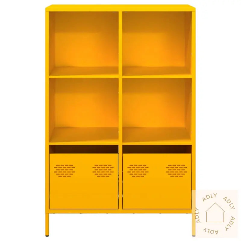Highboard Sennepsgul 68X39X103,5 Cm Stål