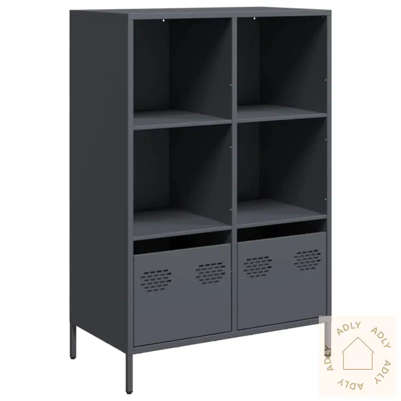 Highboard Antrasitt 68X39X103,5 Cm Stål