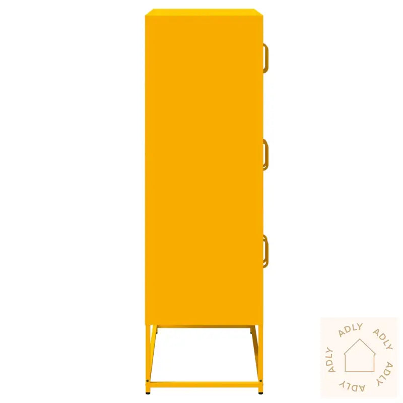 Highboard Sennepsgul 68X39X123 Cm Stål