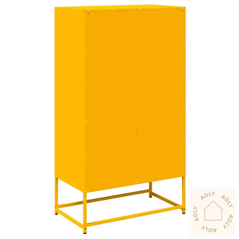 Highboard Sennepsgul 68X39X123 Cm Stål
