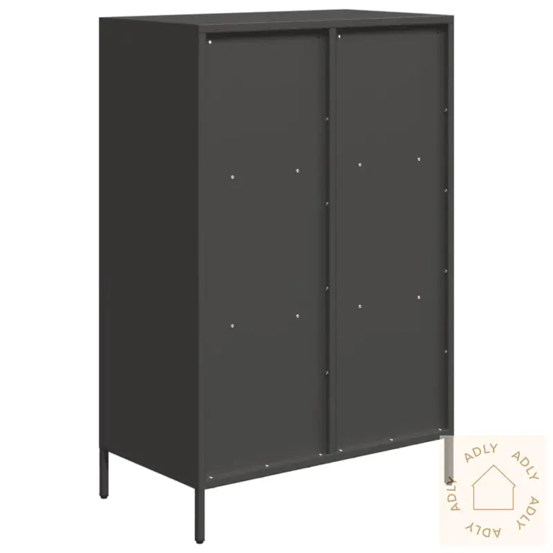 Highboard Svart 68X39X103,5 Cm Stål
