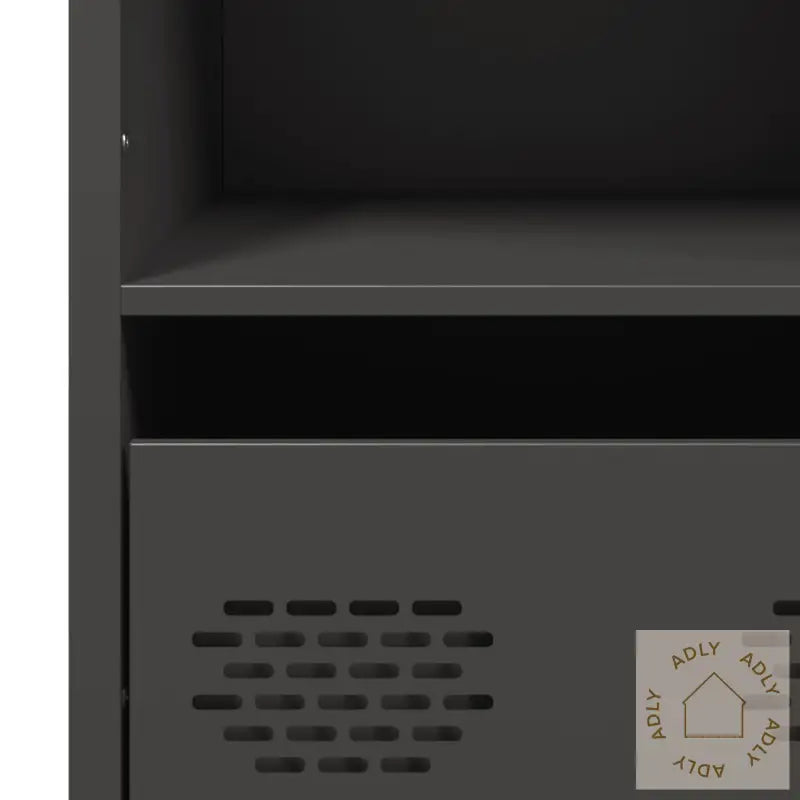 Highboard Svart 68X39X103,5 Cm Stål