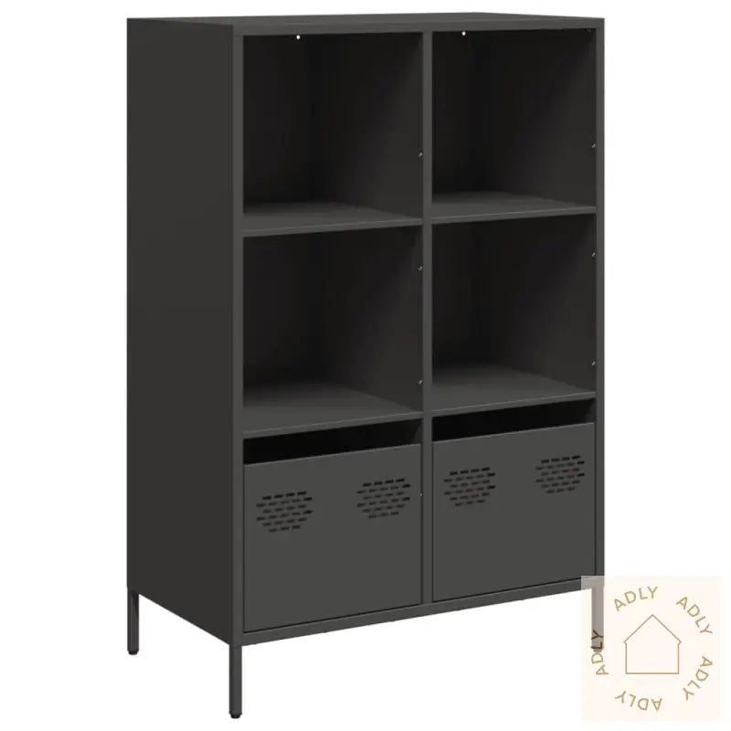 Highboard Svart 68X39X103,5 Cm Stål
