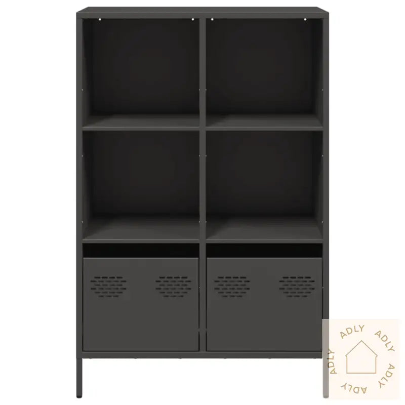 Highboard Svart 68X39X103,5 Cm Stål