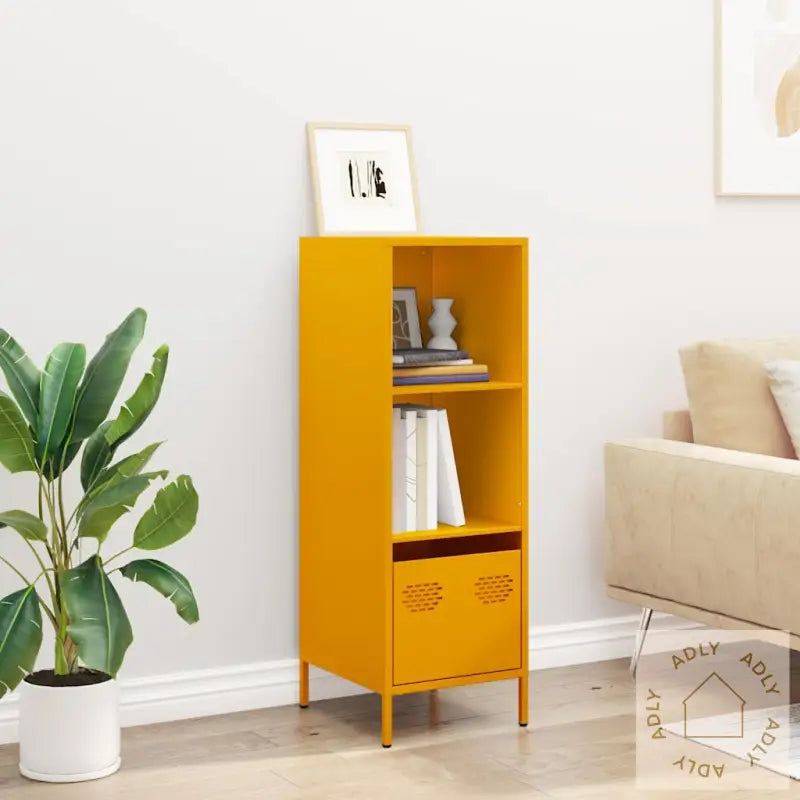 Highboard Sennepsgul 35X39X103,5 Cm Stål