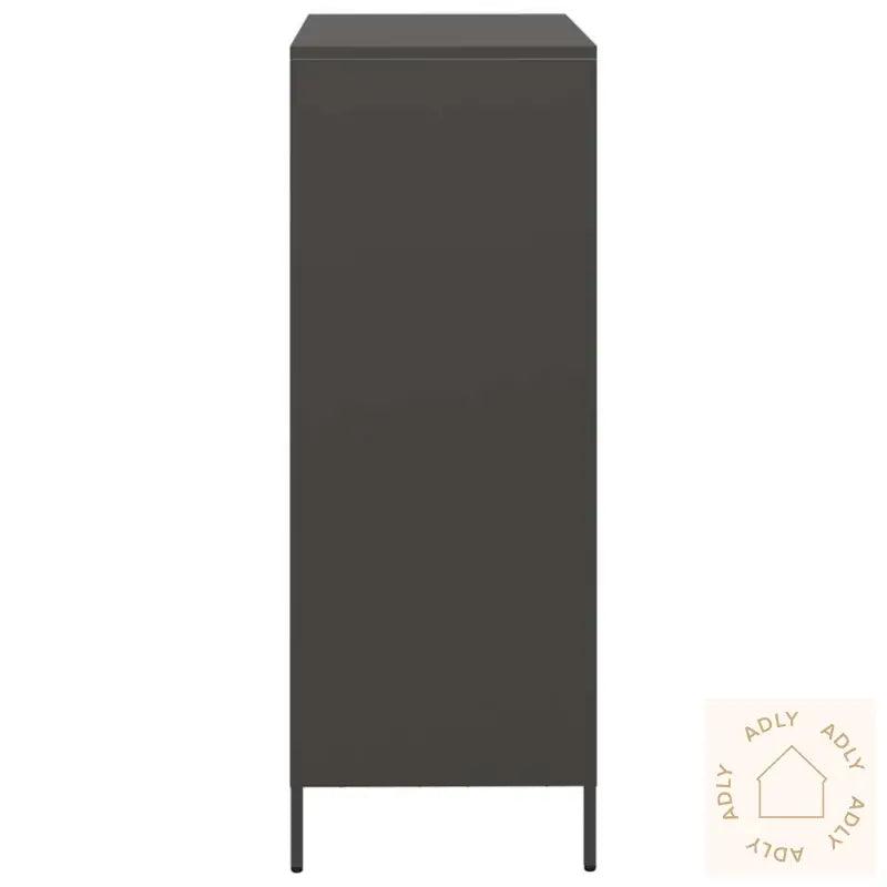 Highboard Svart 39X35X103,5 Cm Stål