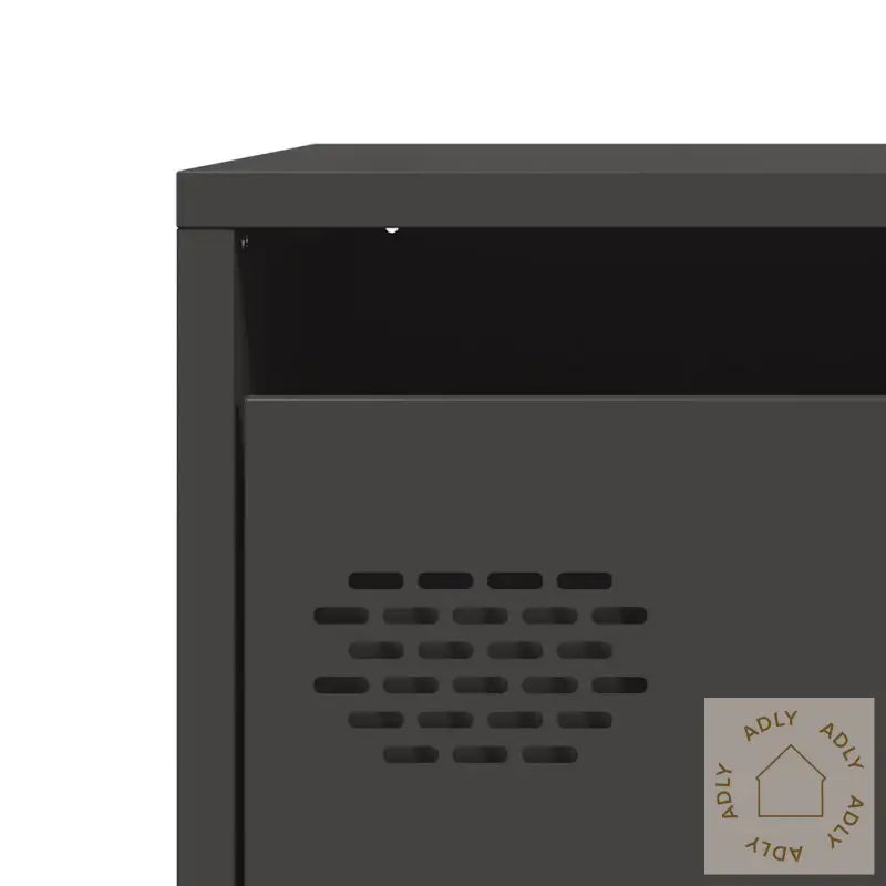 Highboard Svart 39X35X103,5 Cm Stål