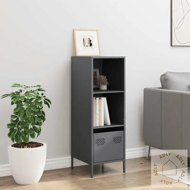 Highboard Antrasitt 35X39X103,5 Cm Stål