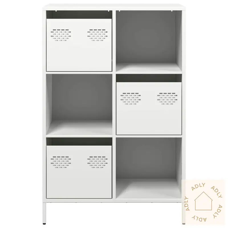Highboard Hvit 68X39X103,5 Cm Stål