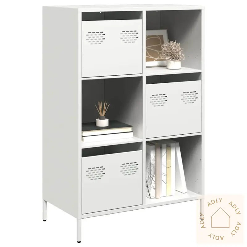 Highboard Hvit 68X39X103,5 Cm Stål