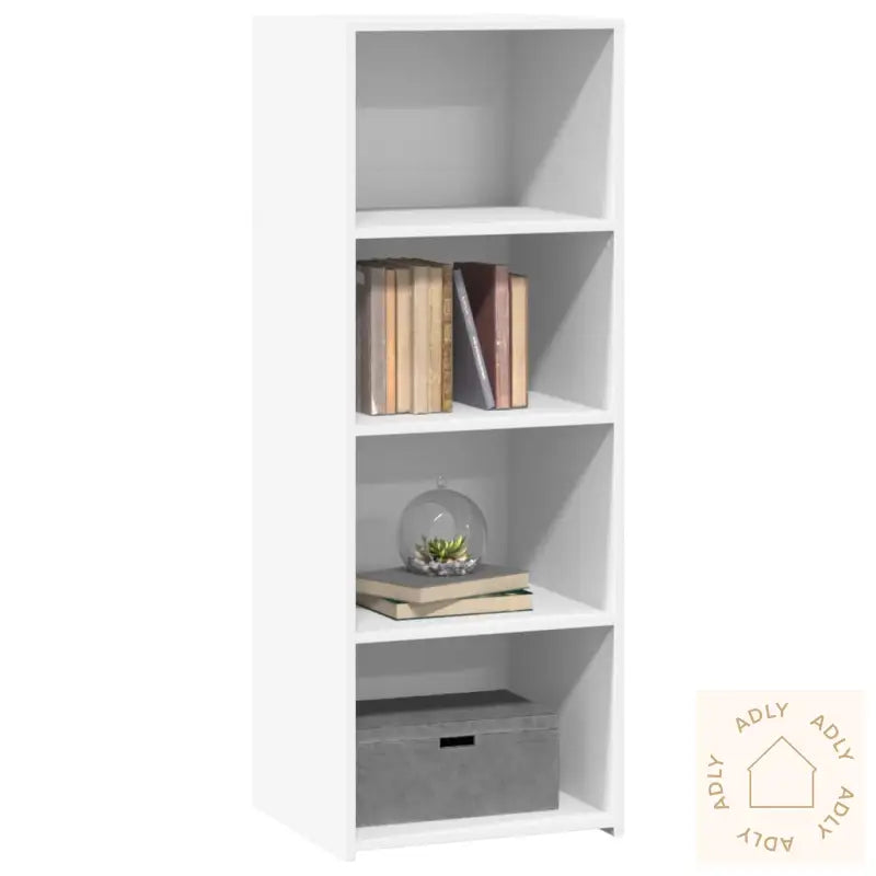 Hylle Hvit 45X41X124 Cm Konstruert Tre