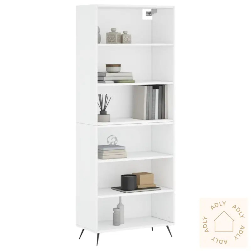 Highboard Hvit Konstruert Tre