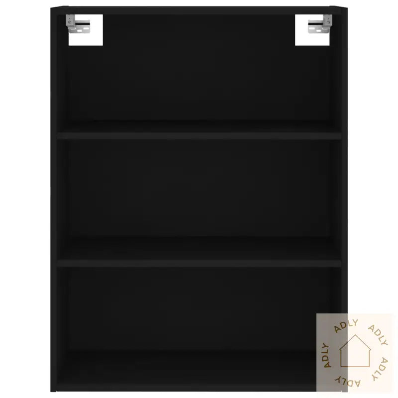 Highboard Svart 69,5X32,5X180 Cm Konstruert Tre