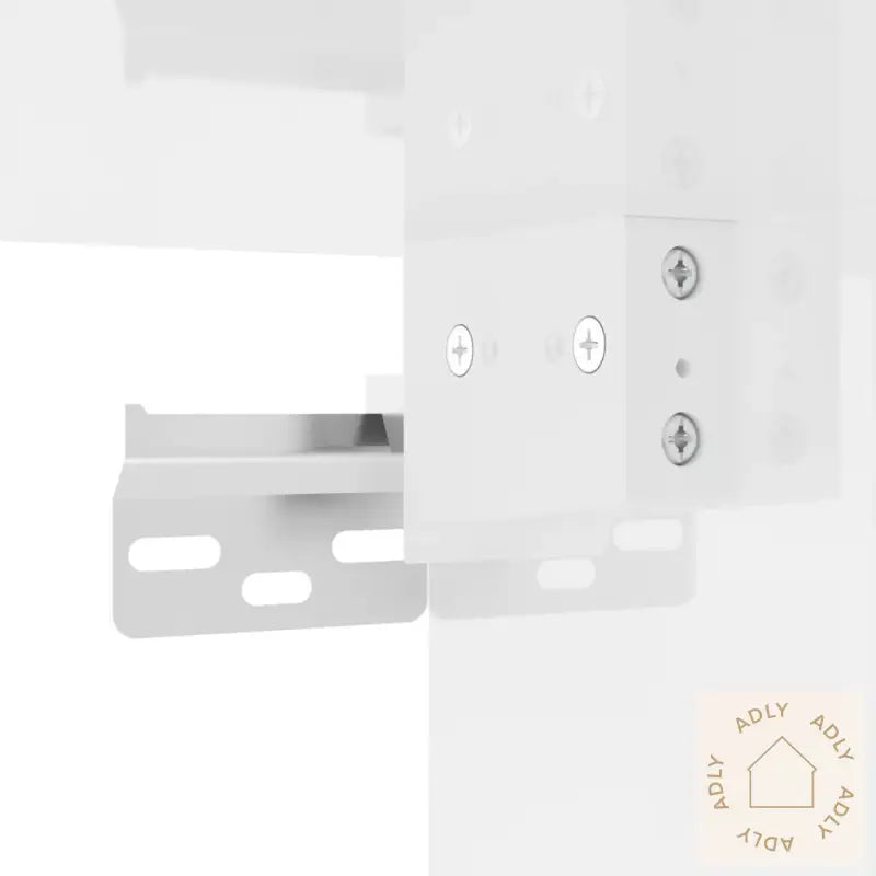 Highboard Høyglans Hvit 34,5X34X180 Cm Konstruert Tre