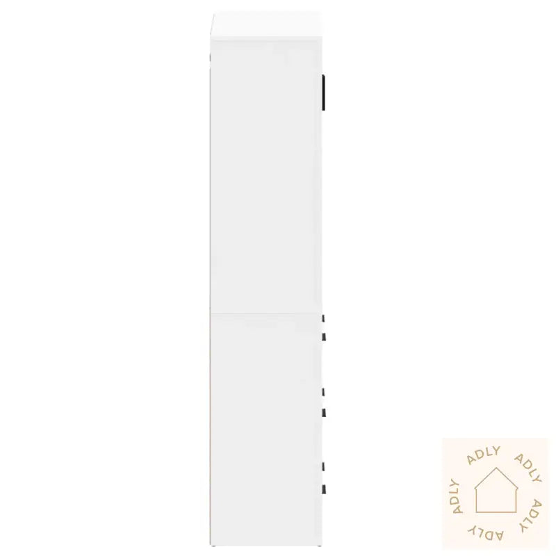 Highboard Hvit Konstruert Tre