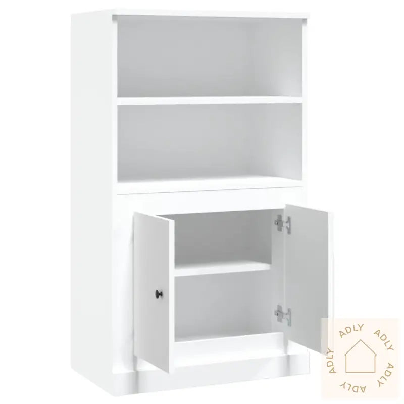 Highboard Hvit 60X35,5X103,5 Cm Konstruert Tre