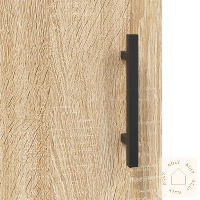 Highboard Sonoma Eik 69,5X34X180 Cm Konstruert Tre