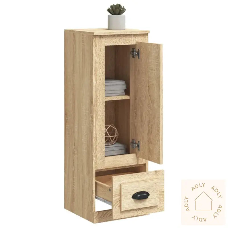 Highboard Sonoma Eik 36X35,5X103,5 Cm Konstruert Tre