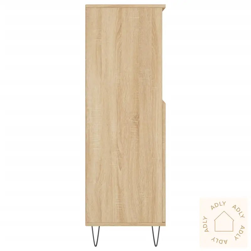 Highboard Sonoma Eik 60X36X110 Cm Konstruert Tre