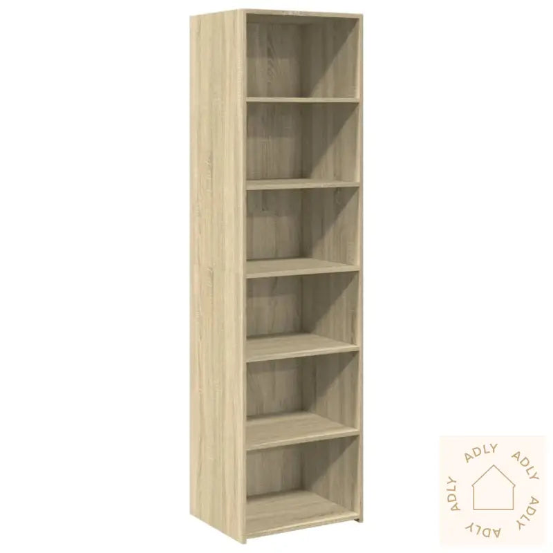 Highboard Sonoma Eik 50X41X185 Cm Konstruert Tre