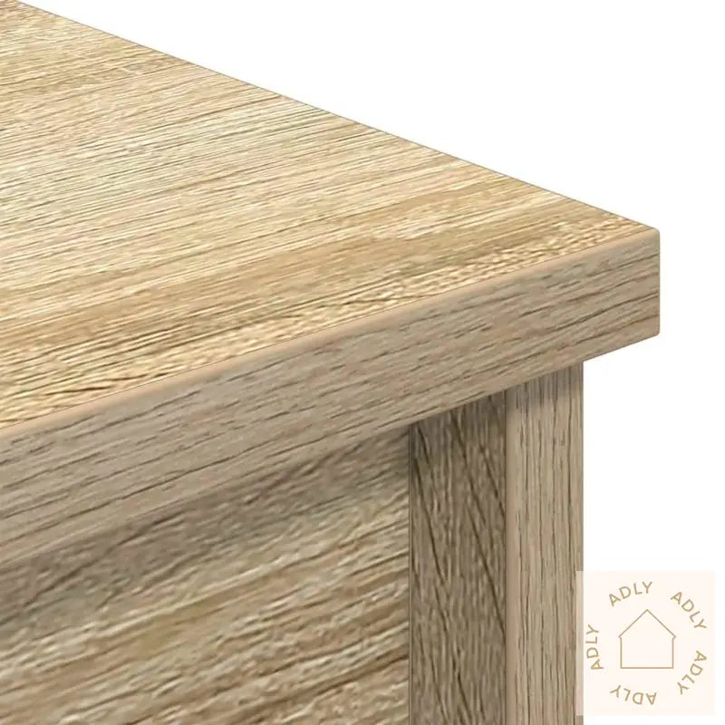 Høybord Sonoma Eik 37,5X35X180 Cm Konstruert Tre