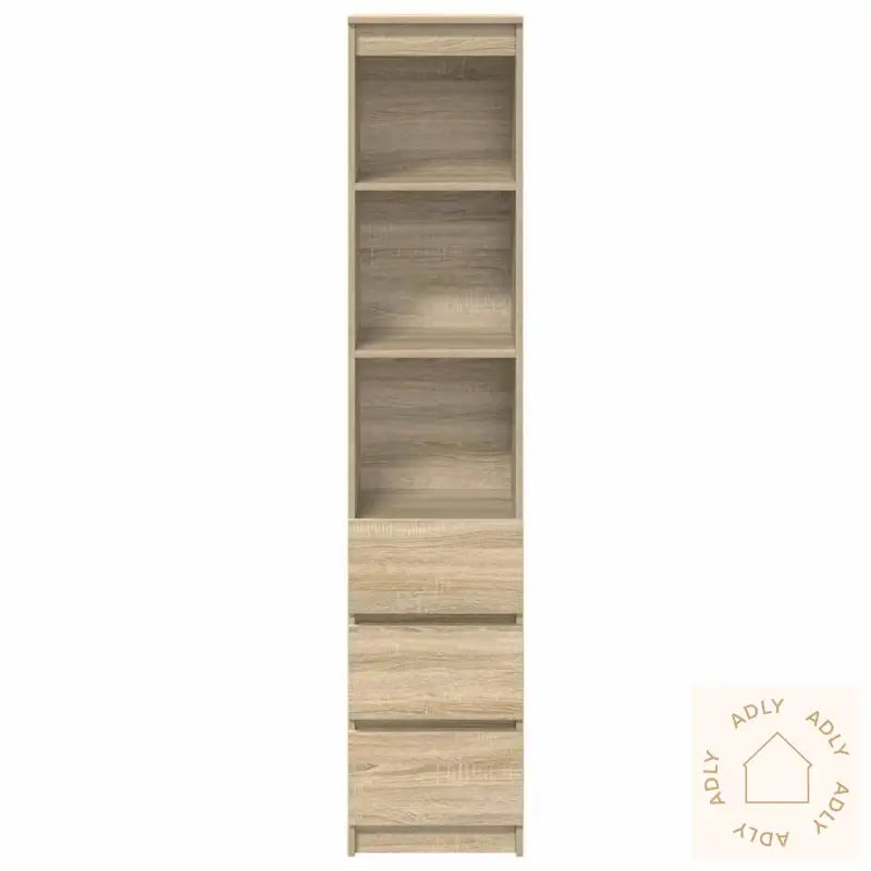 Høybord Sonoma Eik 37,5X35X180 Cm Konstruert Tre