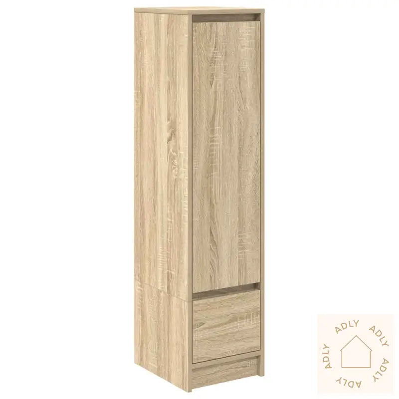 Highboard Sonoma Eik 29,5X34X119,5 Cm Konstruert Tre
