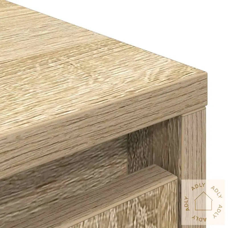 Highboard Sonoma Eik 29,5X34X119,5 Cm Konstruert Tre