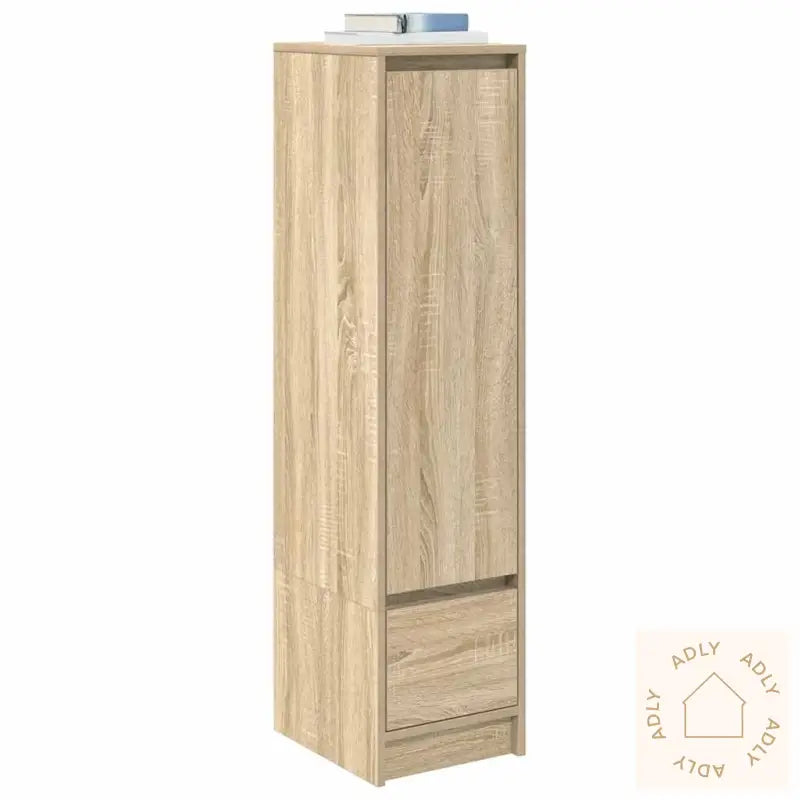 Highboard Sonoma Eik 29,5X34X119,5 Cm Konstruert Tre