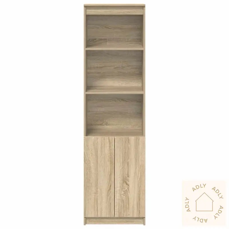 Highboard Sonoma Eik 50X35X180 Cm Konstruert Tre