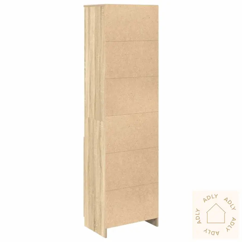 Highboard Sonoma Eik 50X35X180 Cm Konstruert Tre