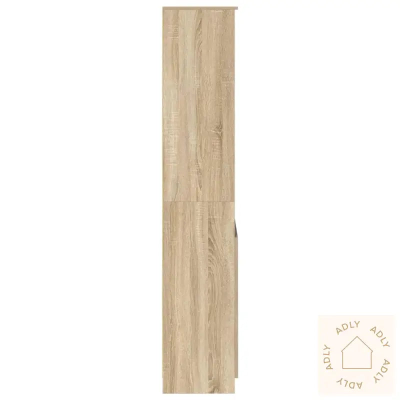 Highboard Sonoma Eik 70X35X180 Cm Konstruert Tre